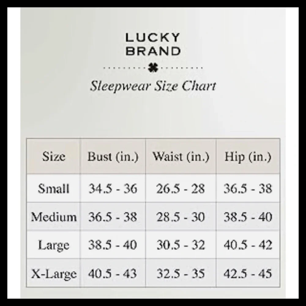 LUCKY BRAND 3-piece Pajama Short Set Blue Heather - Picture 6 of 7